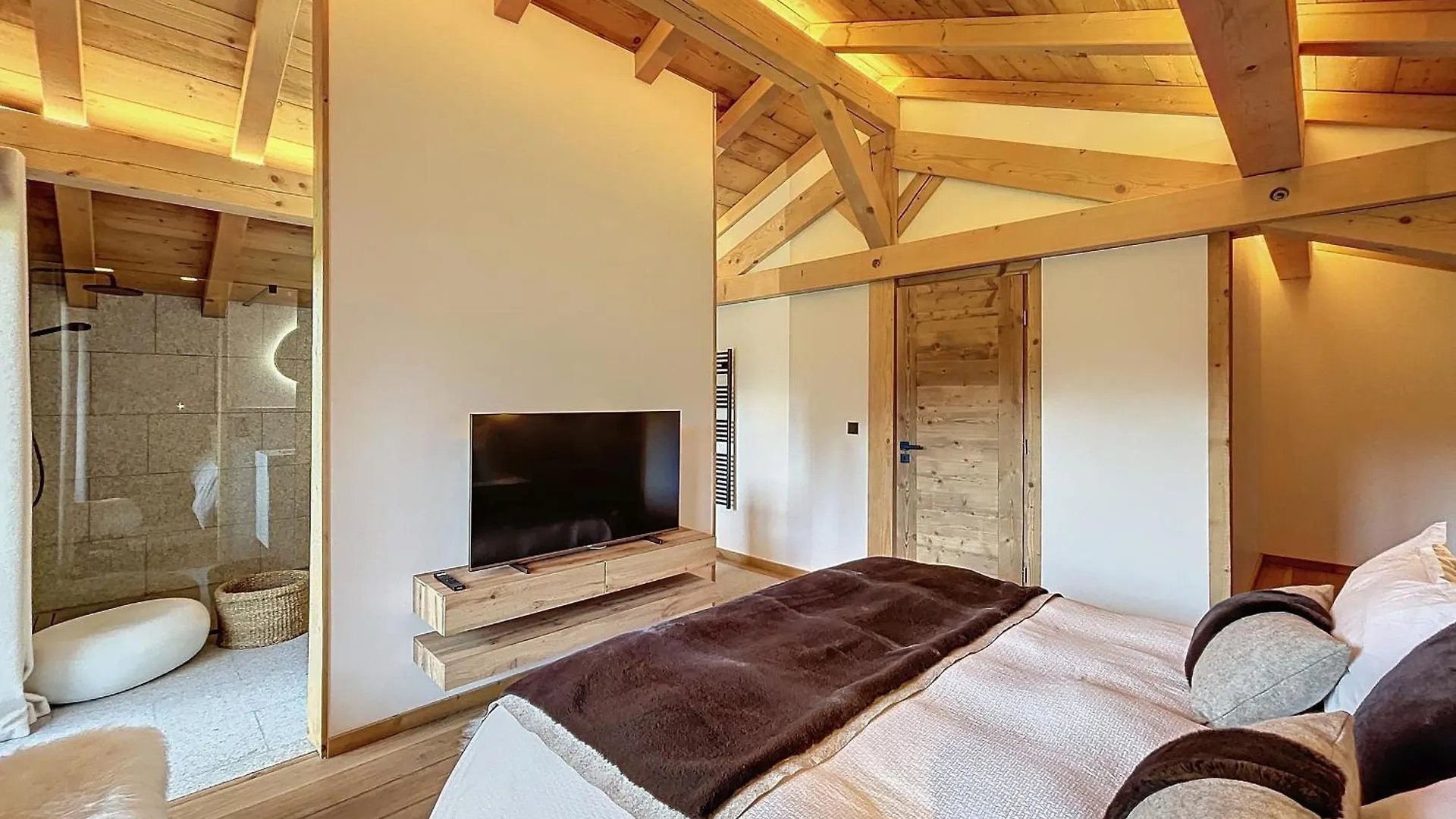 Chalet De Luxe Avec Vue Mont Blanc Et Parking - Fr-1-560-150 萨莱切